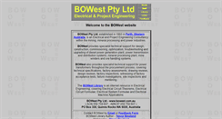 Desktop Screenshot of bowest.com.au